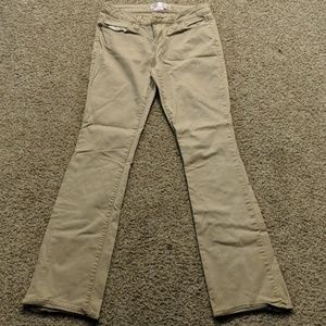 No Boundaries boot cut khaki pants